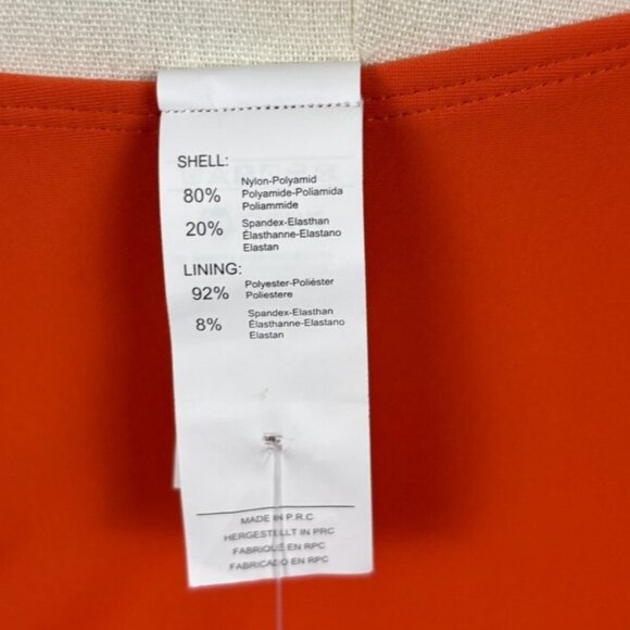 Cupshe Women's One Piece Swimsuit Removable Pads Adjustable Straps Orange Sm NWT - Picture 8 of 8